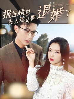 报告顾总夫人她又要退婚了